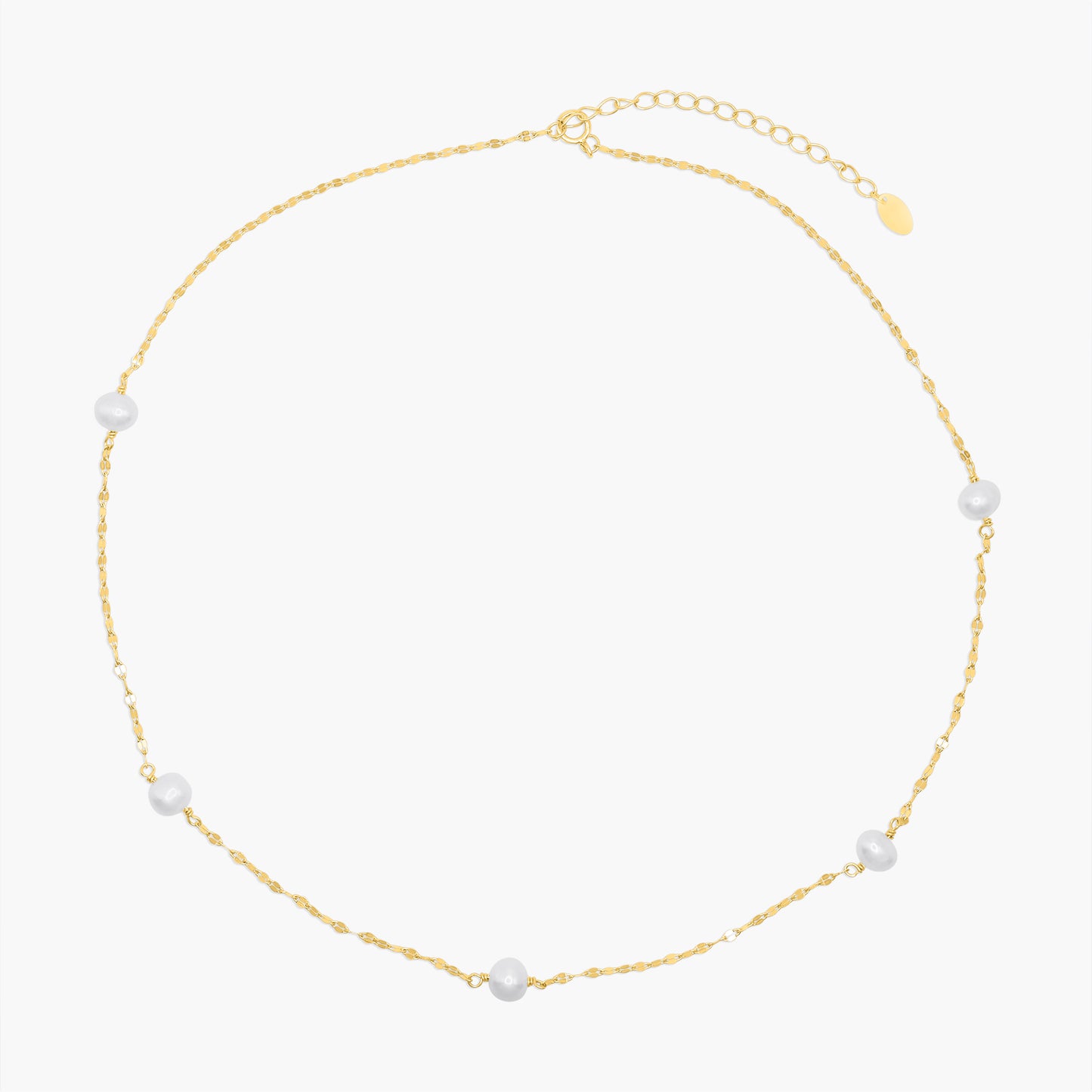Calypso Stationed Pearl Necklace