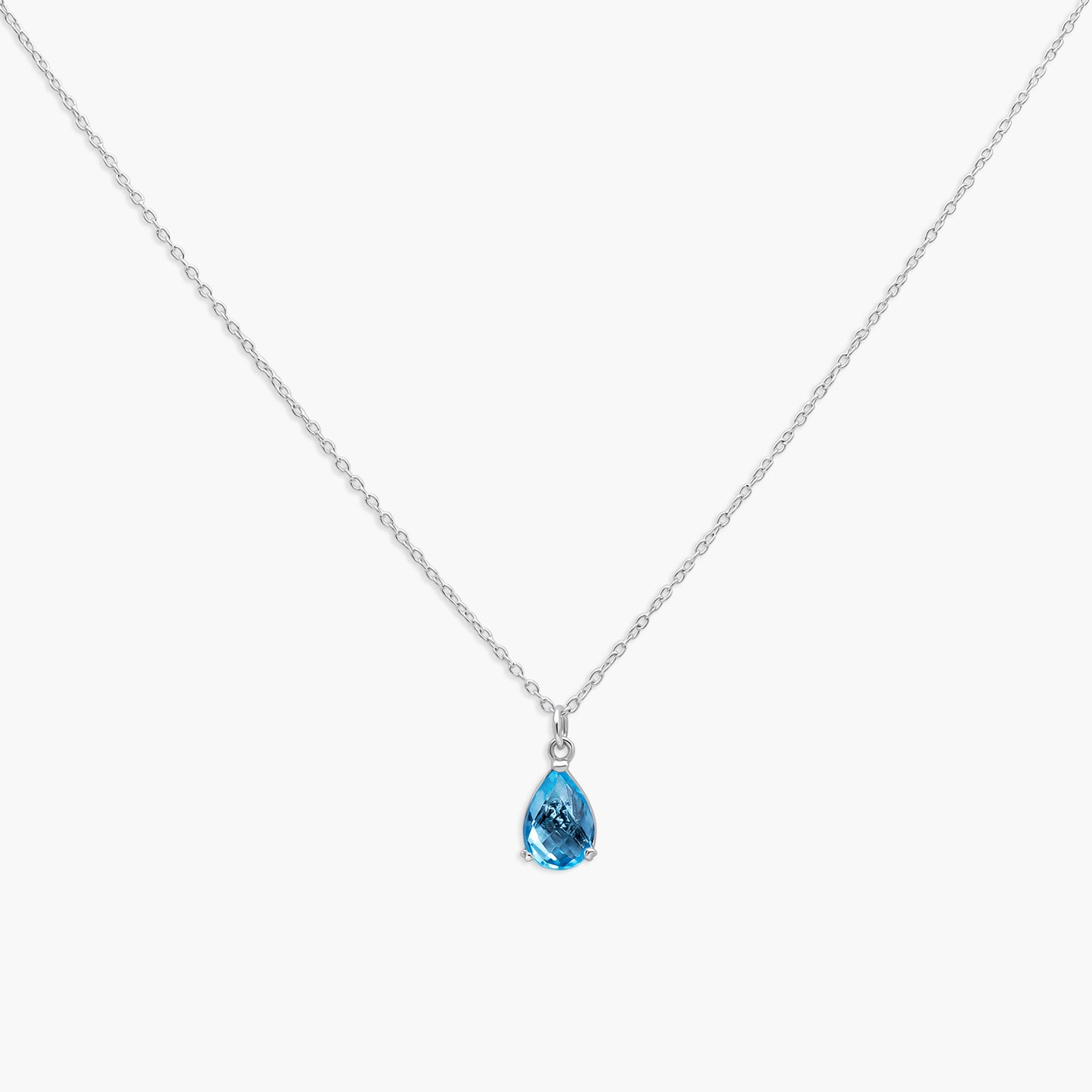 Alice Topaz Pendant Necklace
