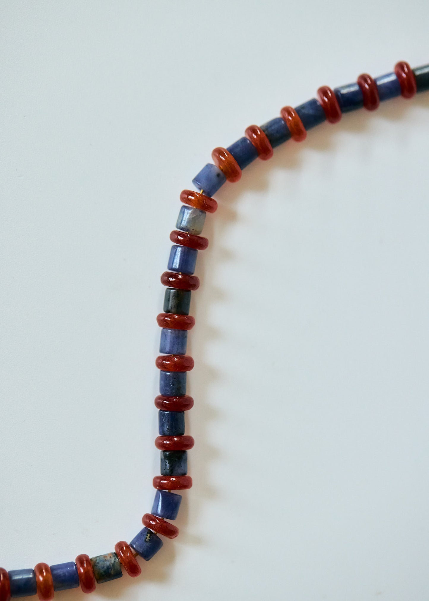 Sodalite & Red Aventurine Bracelet | Blue and Red Gemstone Bracelet