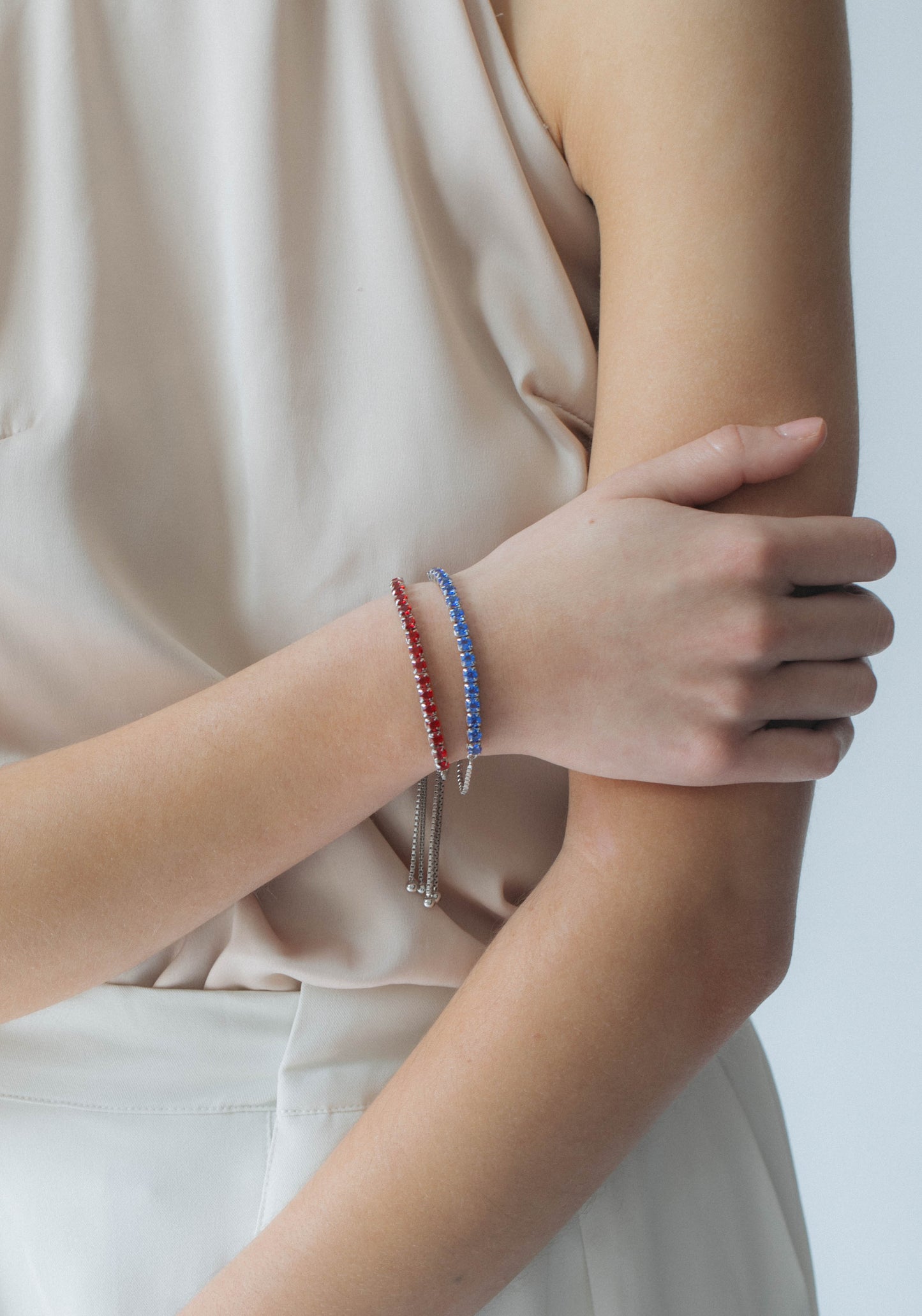 Cez Swarovski Bolo Bracelet