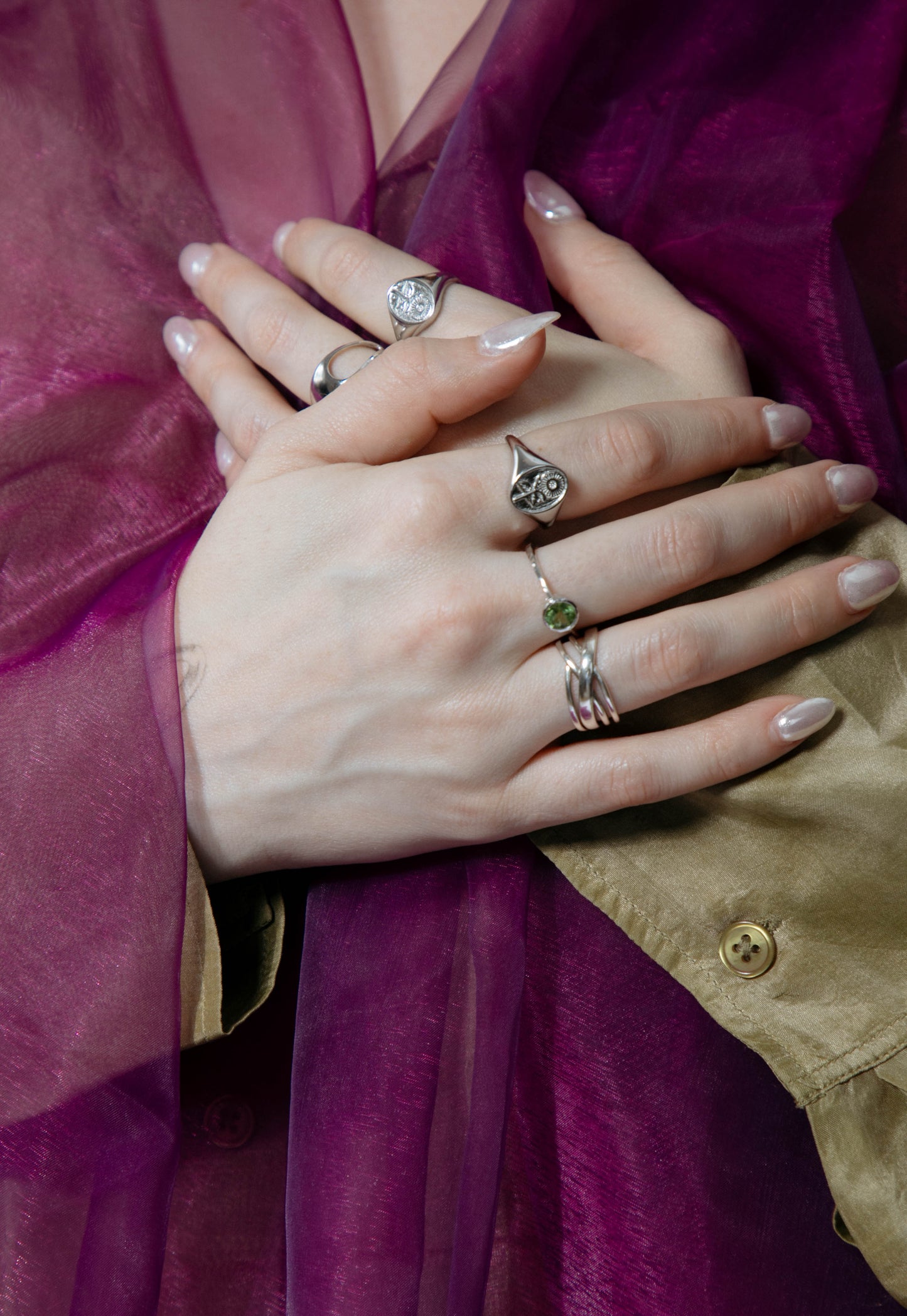 Edouard Embossed Ring