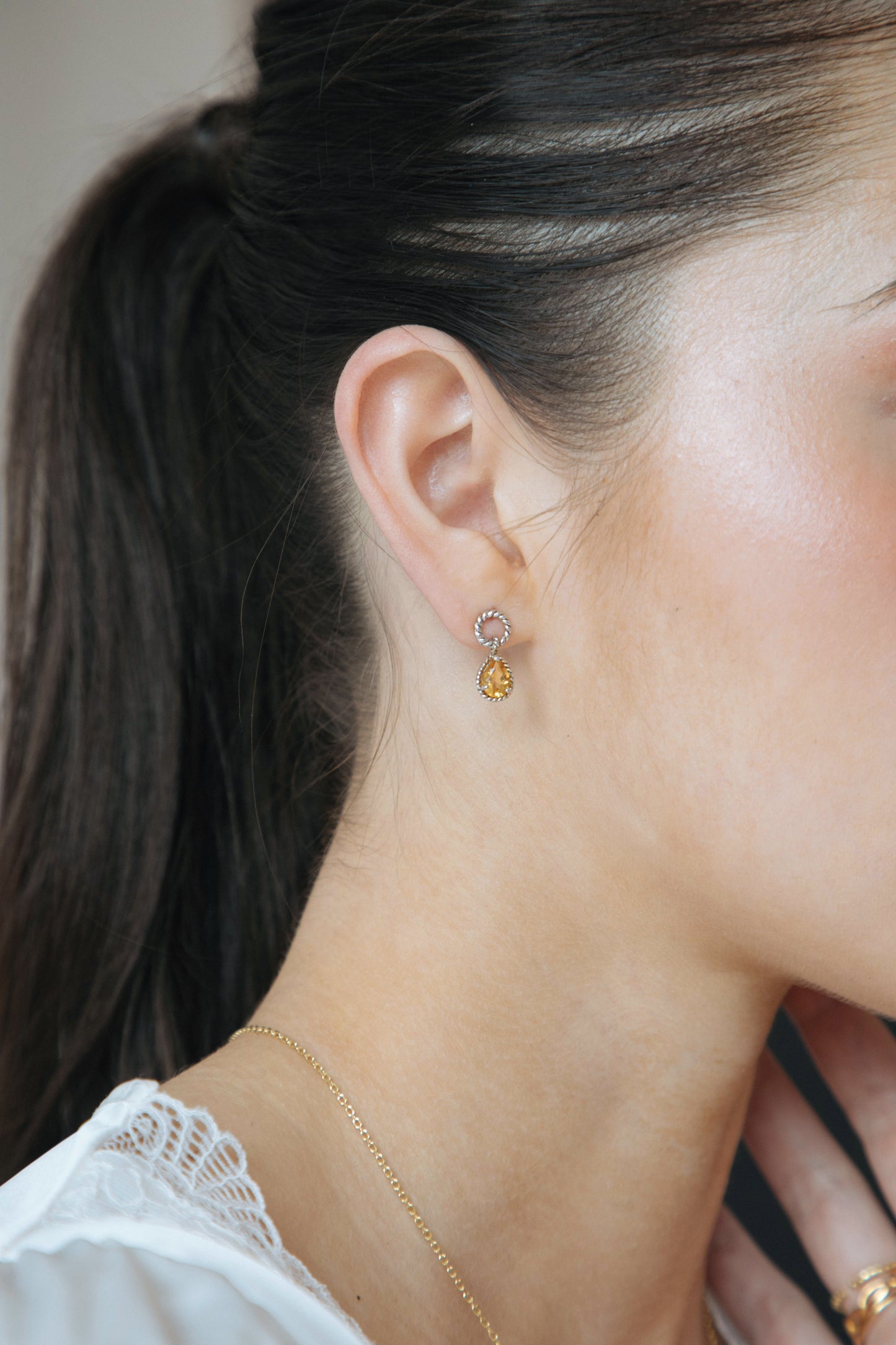 Jeanne Citrine Earrings