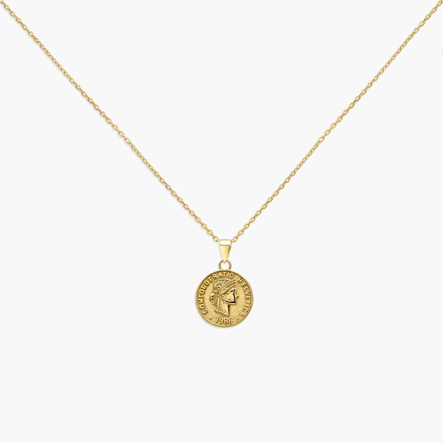 Berthe Coin Pendant Necklace