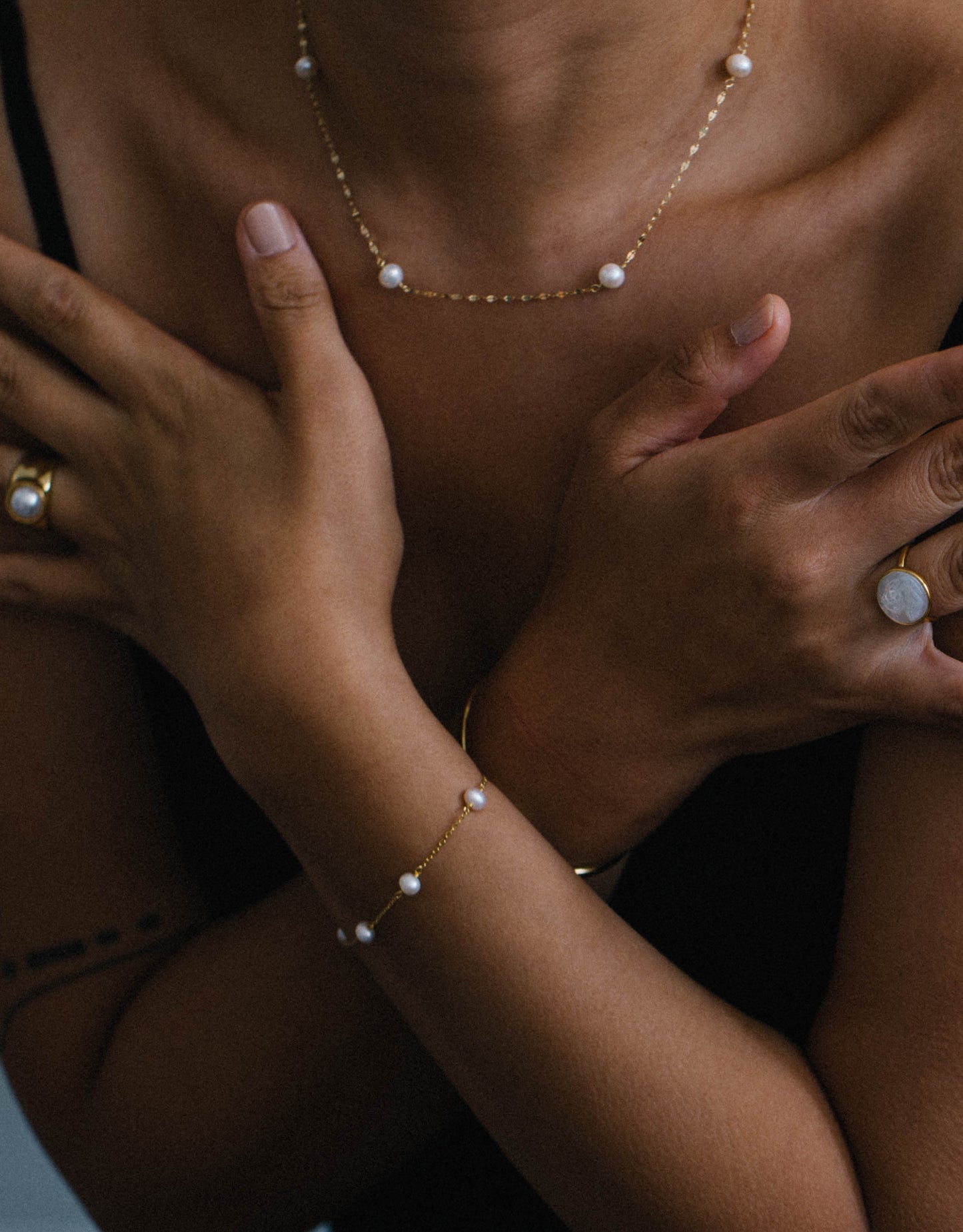 Calypso Stationed Pearl Bracelet