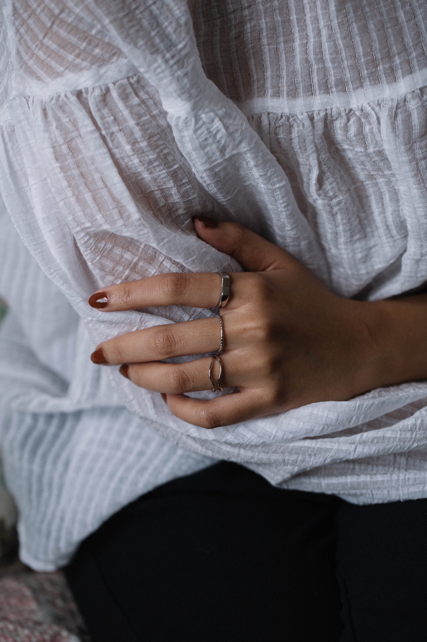 Sleigh Stackable Ring
