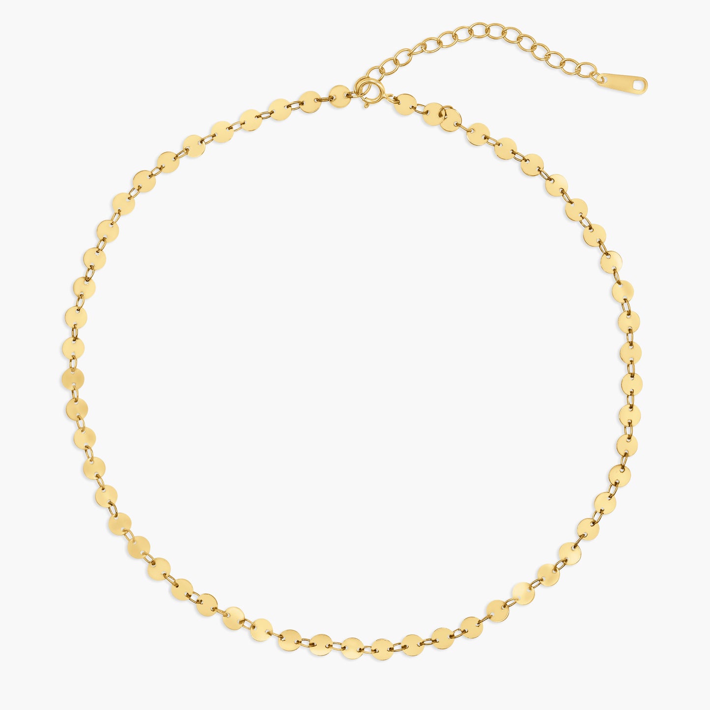 Thebes Disc Choker Necklace