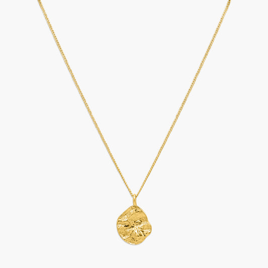 Olympus Hammered Pendant Necklace