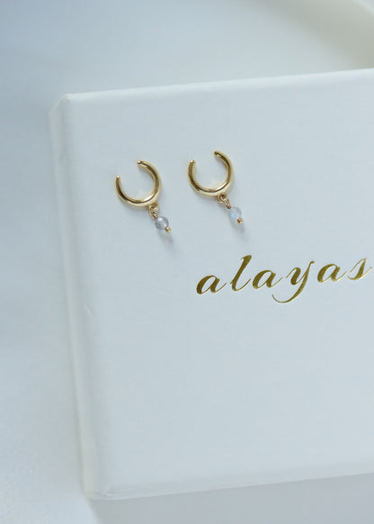 Labradorite Charm Ear Cuff (Single)