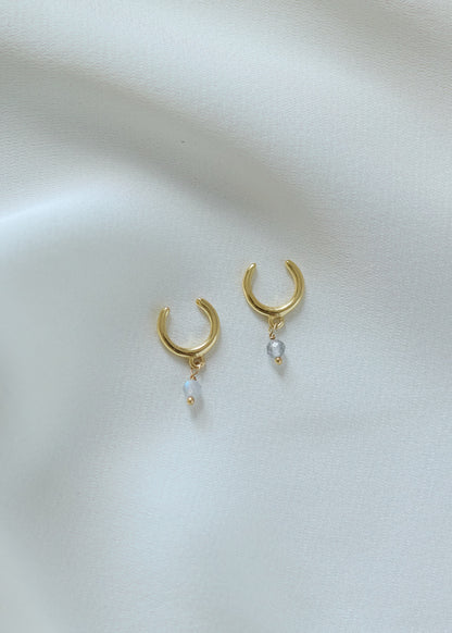 Labradorite Charm Ear Cuff (Single)