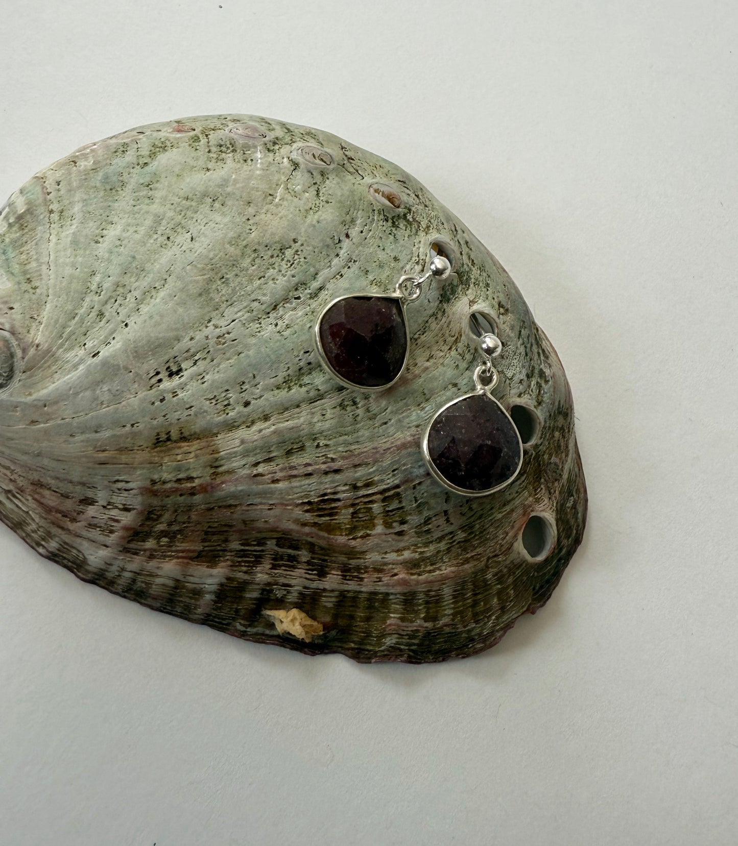 Ruby Dangle Earrings