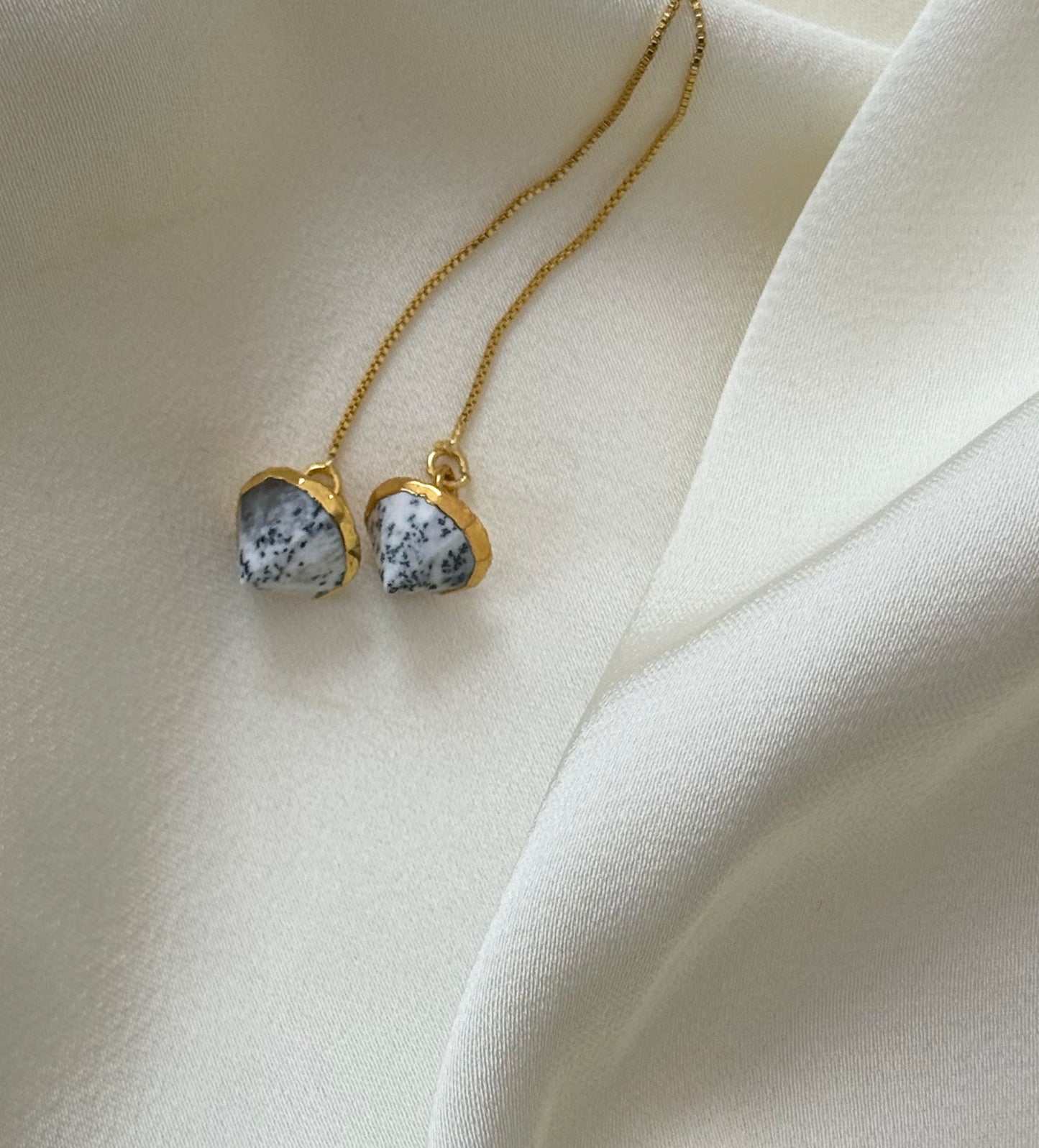 Opal Threader Earrings