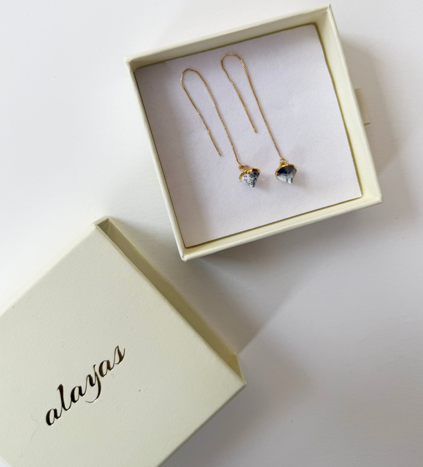 Opal Threader Earrings