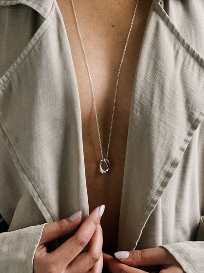 Möbius Twist Pendant (30" chain)