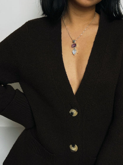 Topaz and Chalcedony Necklace