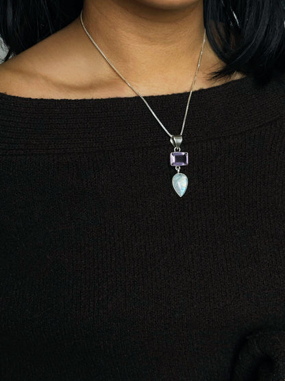 Topaz and Chalcedony Necklace