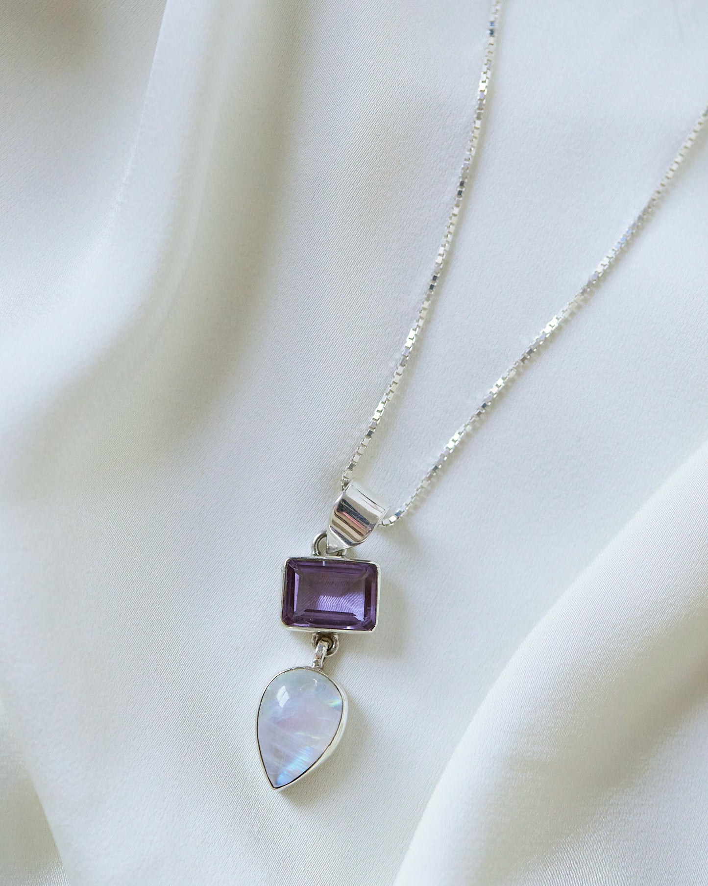 Topaz and Chalcedony Necklace