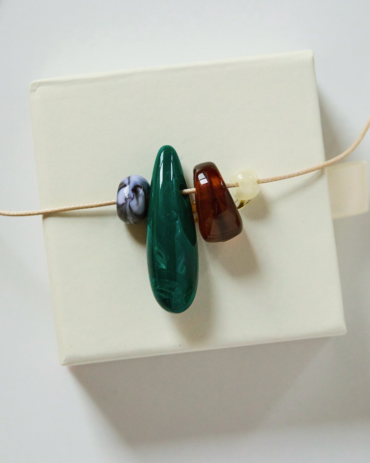 Multi-Tone Chunky Statement Beads (30" Cord)