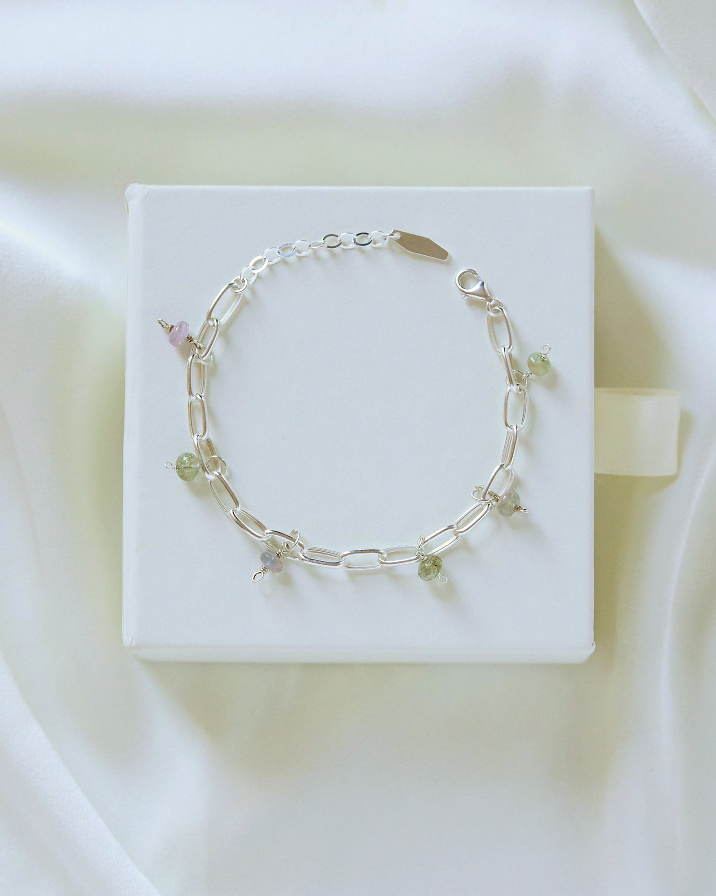 Tourmaline Charm Bracelet